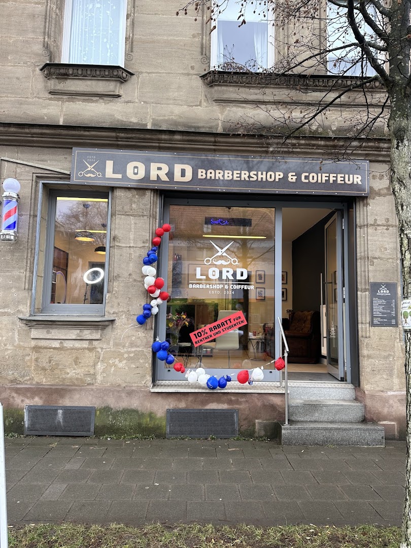 Die Fassade mit Barber-Pole